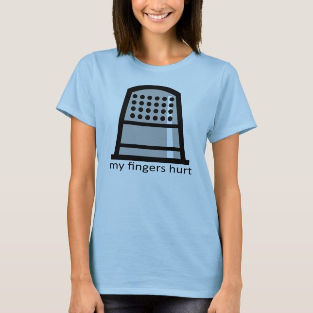 fingers_hurt T-Shirt (Front)