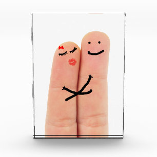 Fingers in love photo block