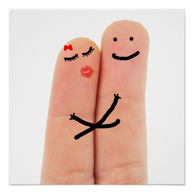 Fingers in love poster (Front)
