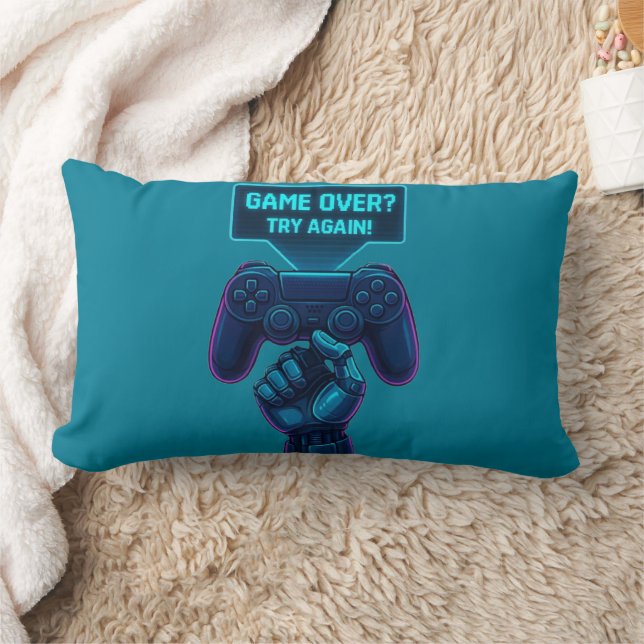 Fini ? Essayez à nouveau! Coussin de gamer futuris (Couverture)