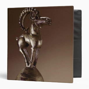 Finial with a mountain goat binder