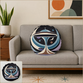 Finias Mars Round Pillow