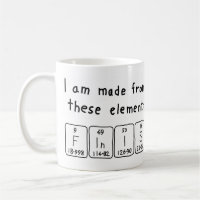 Finis periodic table name mug
