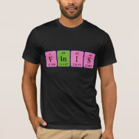 Finis periodic table name shirt