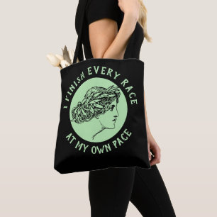 Finish Pace Tote Bag