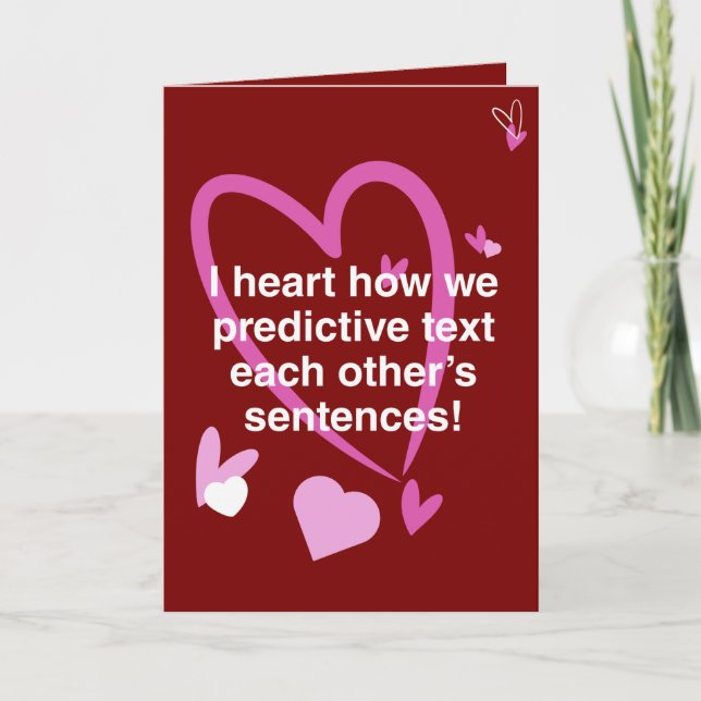 FINISHING EACH OTHER'S SENTENCES by Jeff Willis Thank You Card (Front)