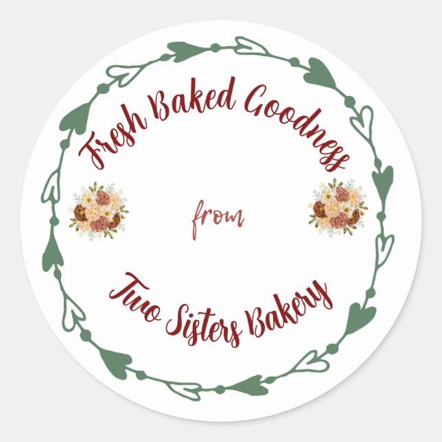 Finishing Touch Classic Round Sticker (Devant)