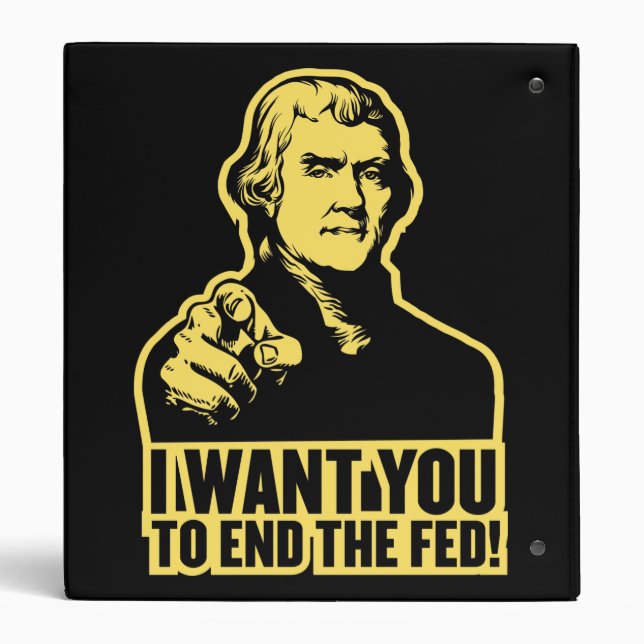 Finissez le Fed ! Classeur de Jefferson Avery (Dos)