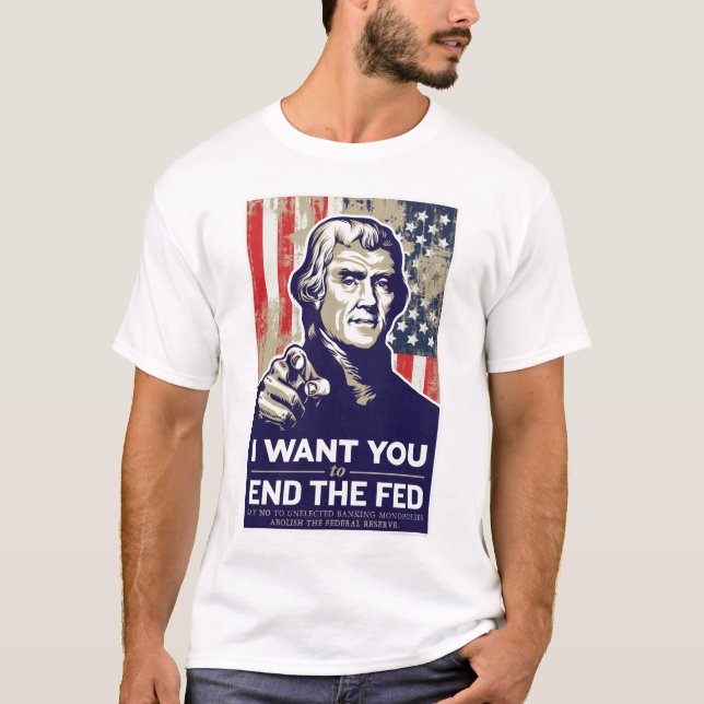 Finissez le T-shirt Jeffersonian de Fed (Devant)