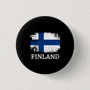 Finland 1 Inch Round Button