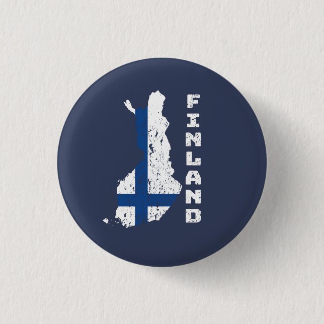 Finland   1 inch round button (Front)