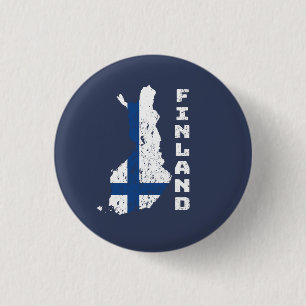 Finland 1 inch round button