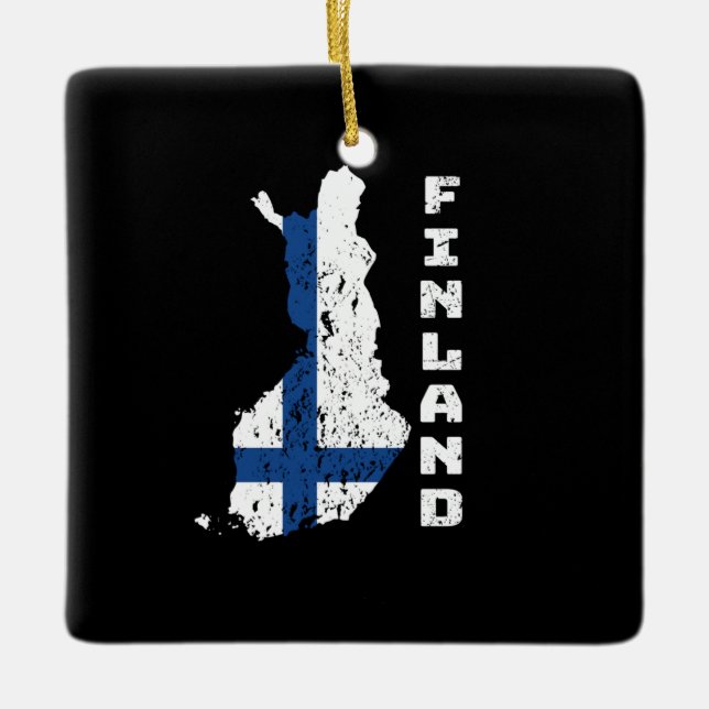 Finland   ceramic ornament (Front)