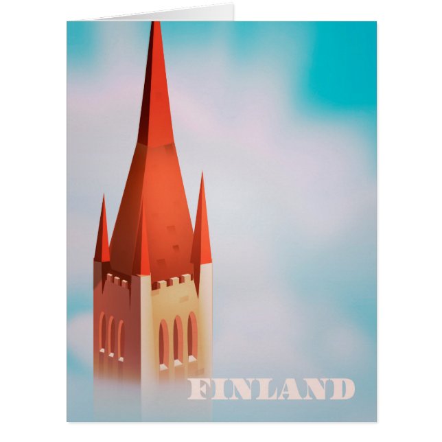 Finland church travel poster (Front)