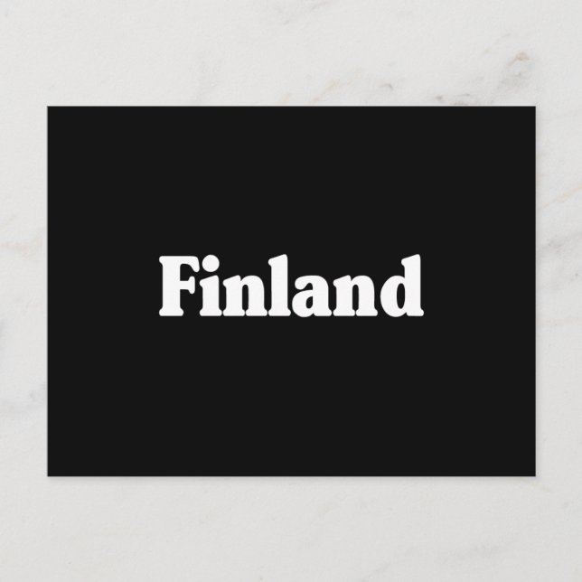 Finland Classic Style Postcard (Front)