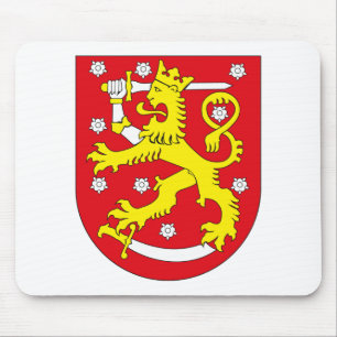 Finland Coat of Arms Mousepad