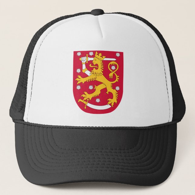 finland emblem trucker hat (Front)