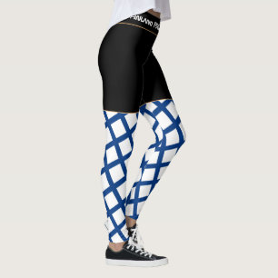 Finland & Finnish Flag fashion travel/sport fan Leggings