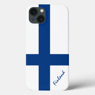 Finland & Finnish Flag fashion, travel / sports iPhone 13 Case