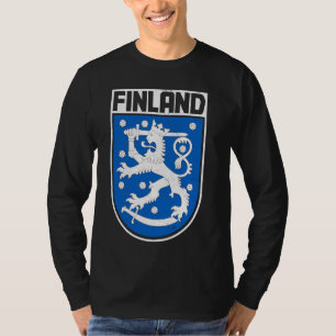 Finland Finnish Flag Finn Suomi Sisu Souvenir Vint T-Shirt
