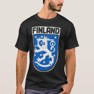 Finland Finnish Flag Finn Suomi Sisu Souvenir Vint T-Shirt