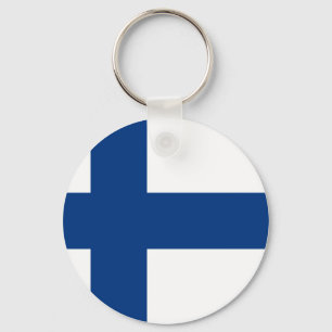 Finland (Finnish) Flag Keychain