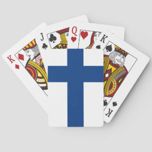Finland (Finnish) Flag Playing Cards