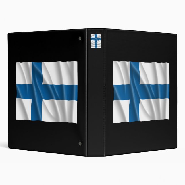 FINLAND FLAG BINDER (Background)