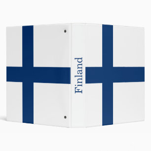Finland Flag Binder