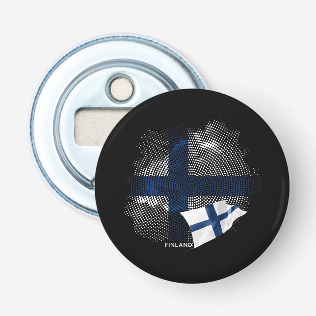 Finland flag bottle opener (Front)