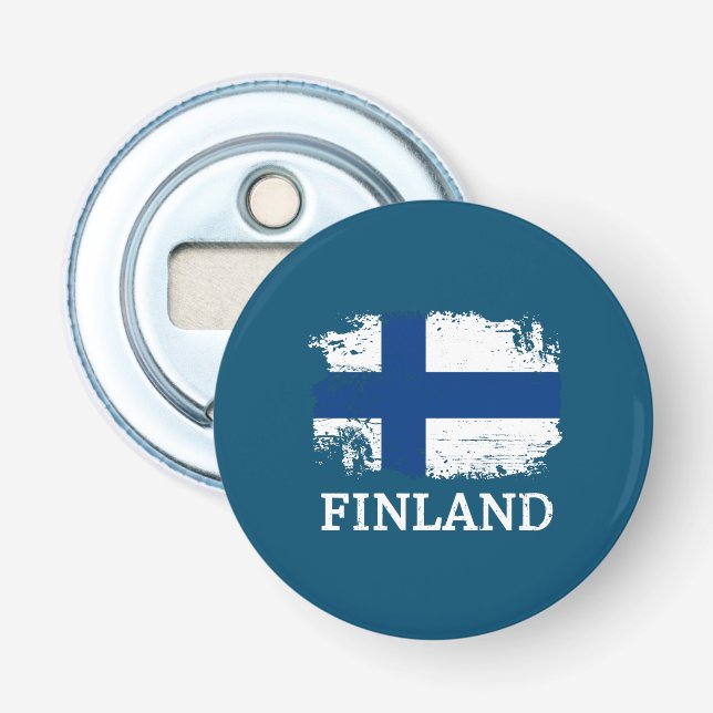 Finland Flag Bottle Opener (Front)