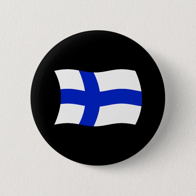Finland Flag Button (Front)
