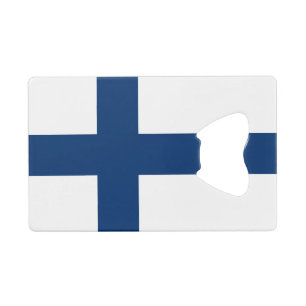 Finland Flag Credit Card Bottle Opener