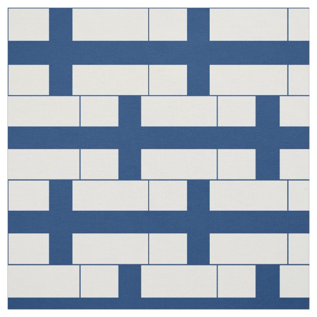 Finland Flag Fabric (Swatch)