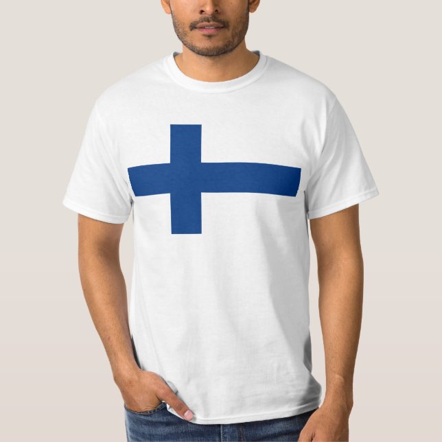 Finland Flag FI T-Shirt (Front)