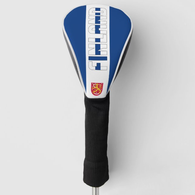 Finland Flag Gorgeous Patriotic Golf Head Cover (Front)