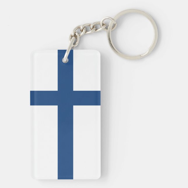 FINLAND FLAG KEYCHAIN (Back)