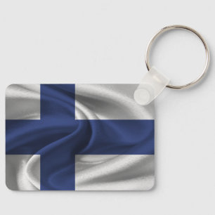 Finland Flag Keychain