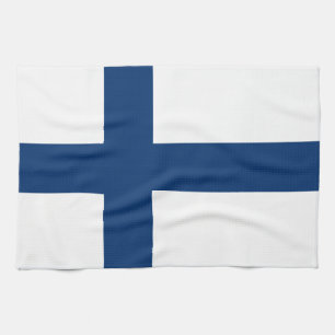 Finland Flag Kitchen Towel