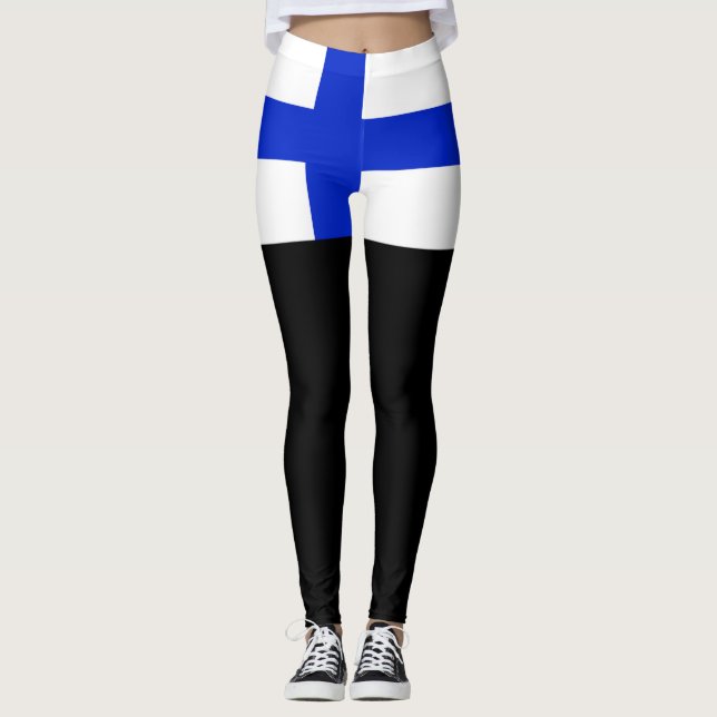 Finland flag leggings (Front)