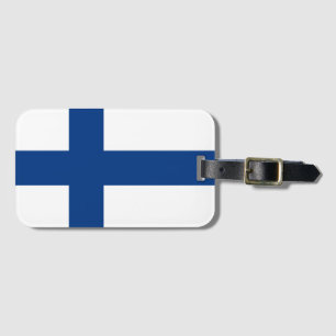 Finland Flag Luggage Tag