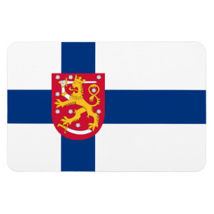 Finland Flag Magnet - Cross & Arms