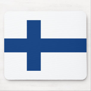 Finland Flag Mouse Pad