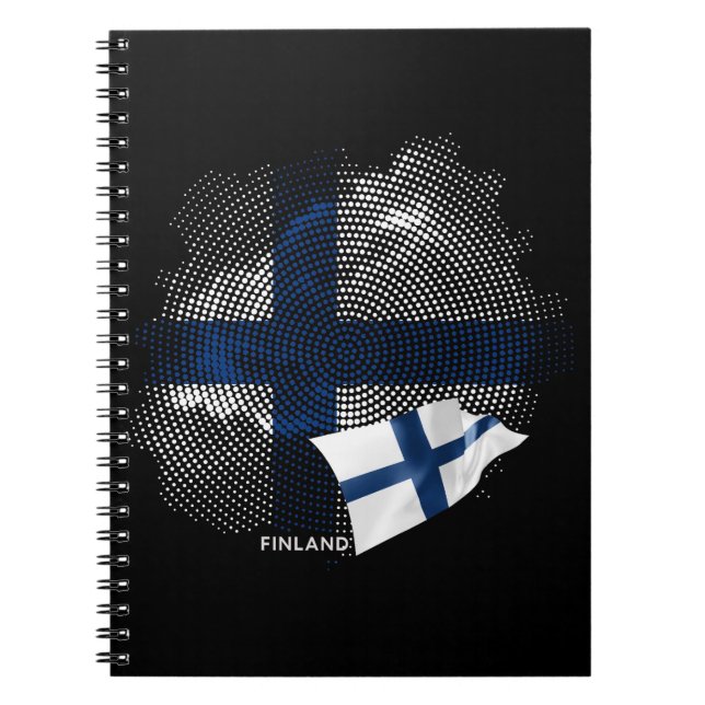 Finland flag notebook (Front)