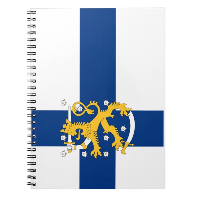 Finland flag phone case notebook (Front)