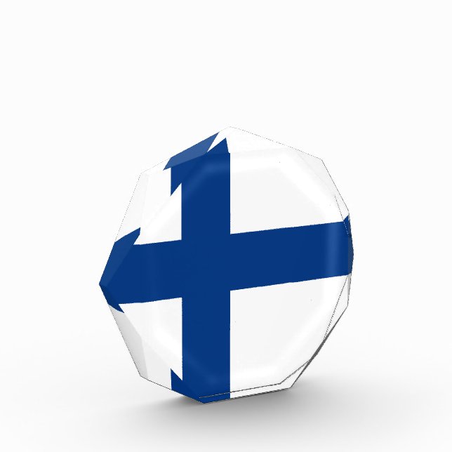 Finland flag photo block (Left)