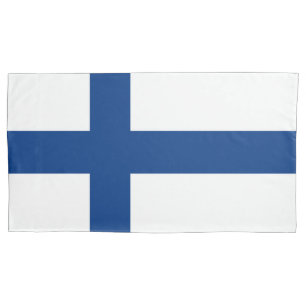 Finland flag pillowcase