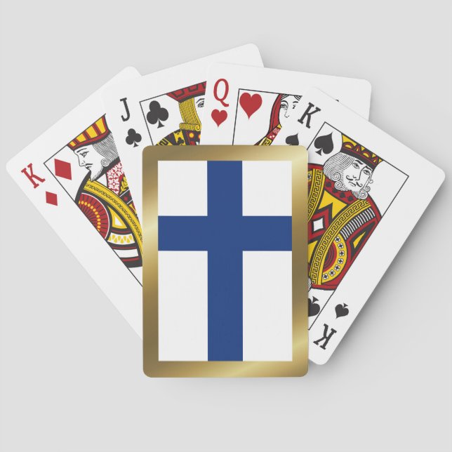Finland Flag Playing Cards (Back)