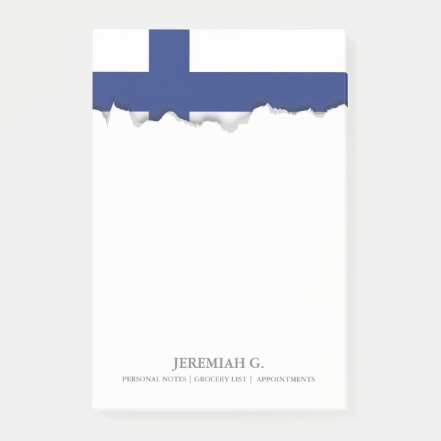 Finland Flag Post-it Notes (Front)