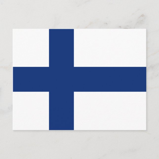 Finland Flag Postcard (Front)